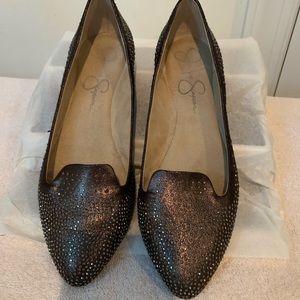 Jessica Simpson Chocolate brown with sparkle